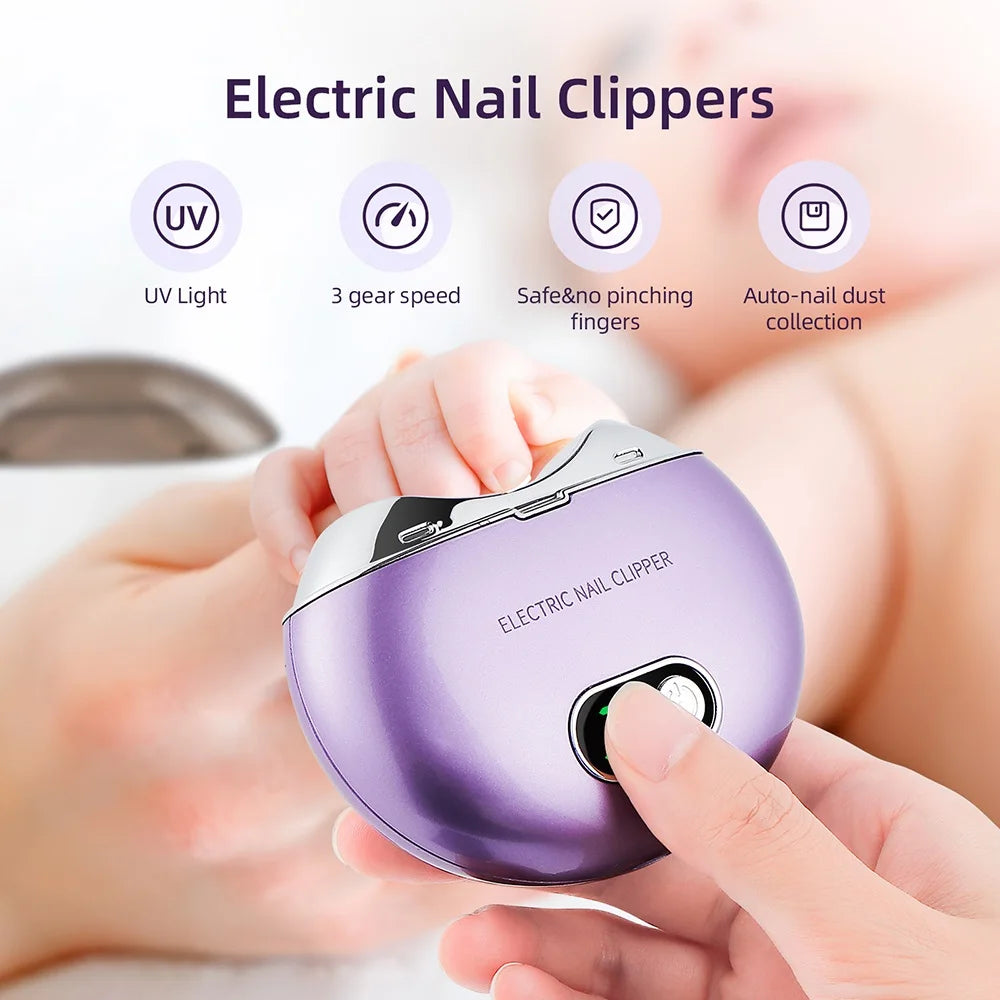 Electric Nail Clipper With UV Light