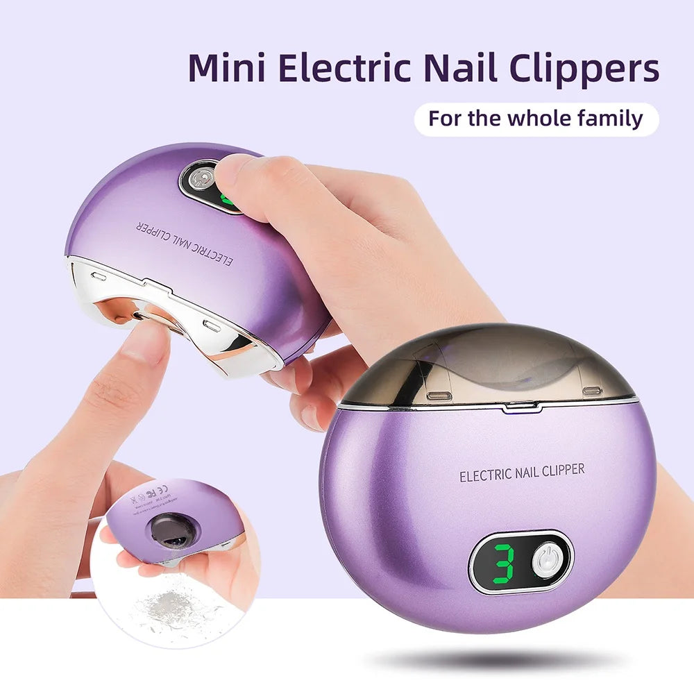 Electric Nail Clipper With UV Light